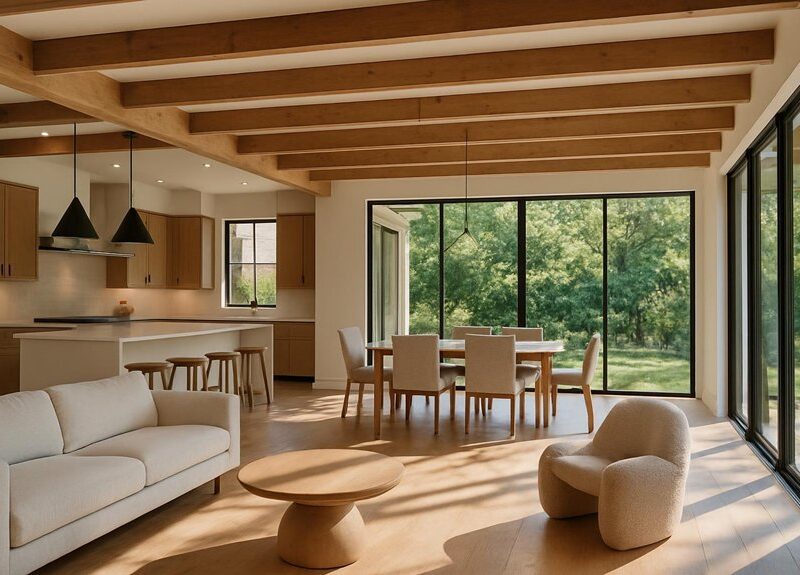 charlotte open plan custom homes