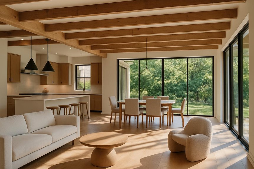 charlotte open plan custom homes