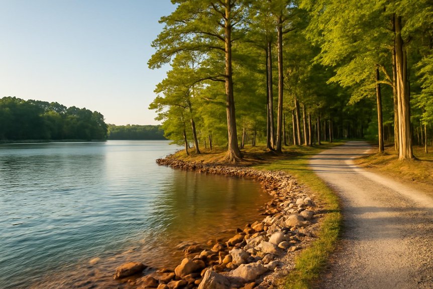 prime lakefront and wooded parcels